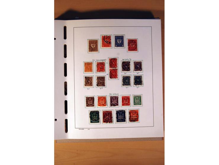 1872/1945, gestempelte Sammlung mit einigen ungebrauchten, bis auf wenige Werte kpl. incl. Dienst mit teils besseren Farben, 