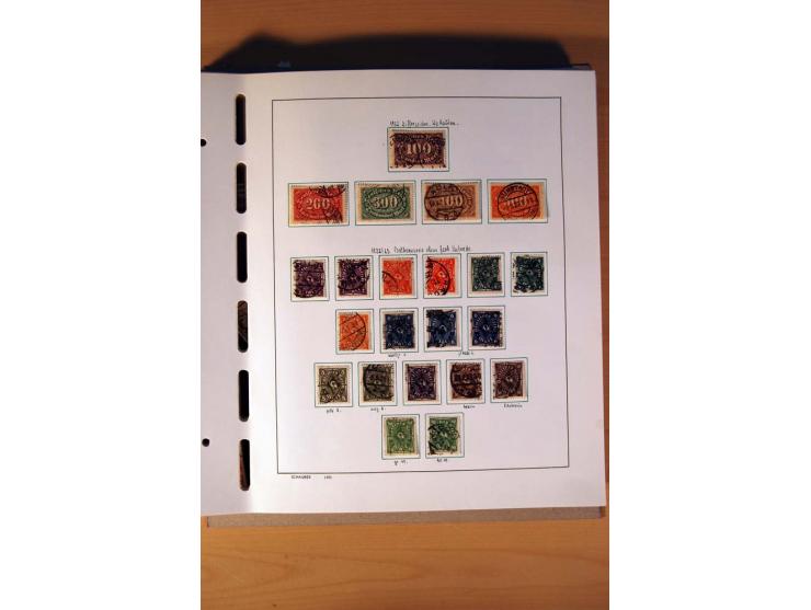 1872/1945, gestempelte Sammlung mit einigen ungebrauchten, bis auf wenige Werte kpl. incl. Dienst mit teils besseren Farben, 