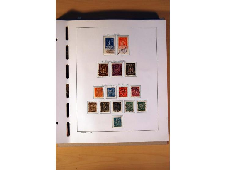 1872/1945, gestempelte Sammlung mit einigen ungebrauchten, bis auf wenige Werte kpl. incl. Dienst mit teils besseren Farben, 