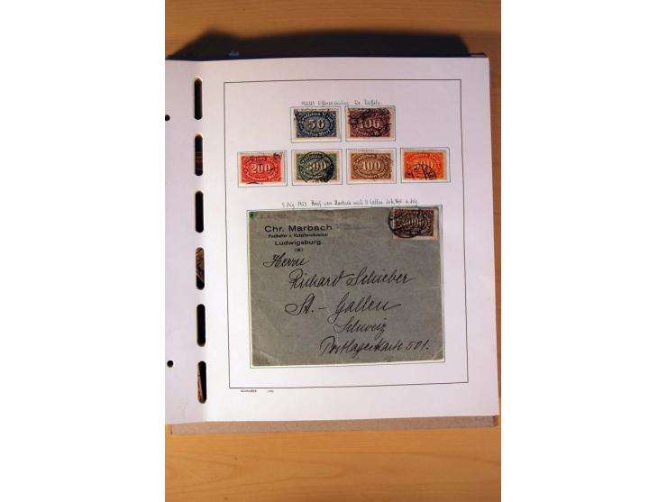 1872/1945, gestempelte Sammlung mit einigen ungebrauchten, bis auf wenige Werte kpl. incl. Dienst mit teils besseren Farben, 