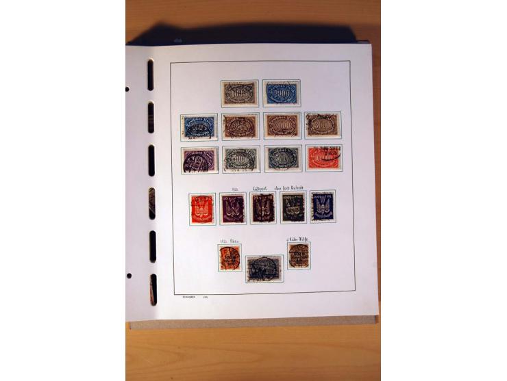 1872/1945, gestempelte Sammlung mit einigen ungebrauchten, bis auf wenige Werte kpl. incl. Dienst mit teils besseren Farben, 