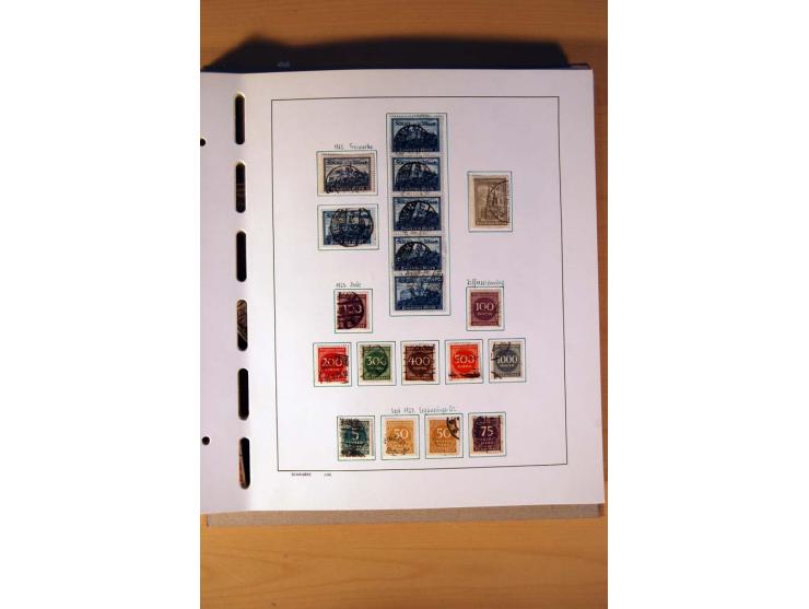 1872/1945, gestempelte Sammlung mit einigen ungebrauchten, bis auf wenige Werte kpl. incl. Dienst mit teils besseren Farben, 
