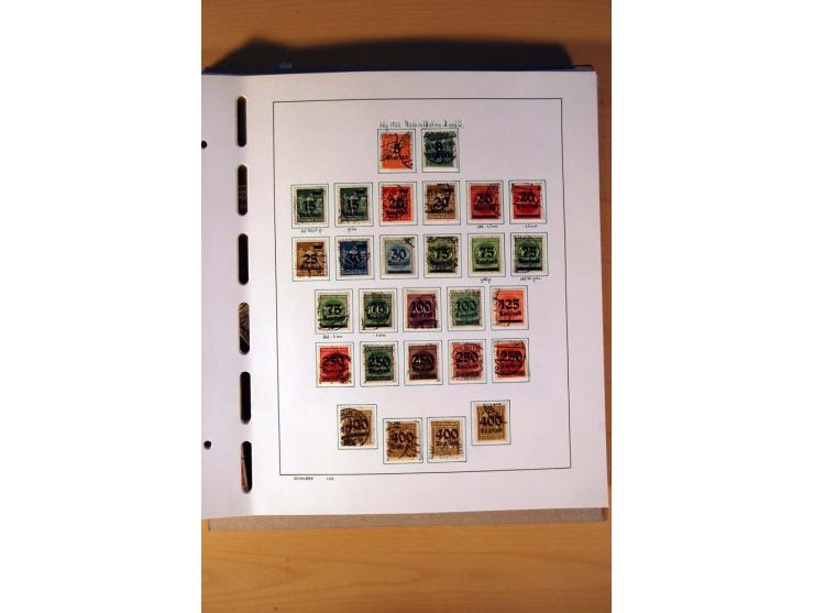 1872/1945, gestempelte Sammlung mit einigen ungebrauchten, bis auf wenige Werte kpl. incl. Dienst mit teils besseren Farben, 