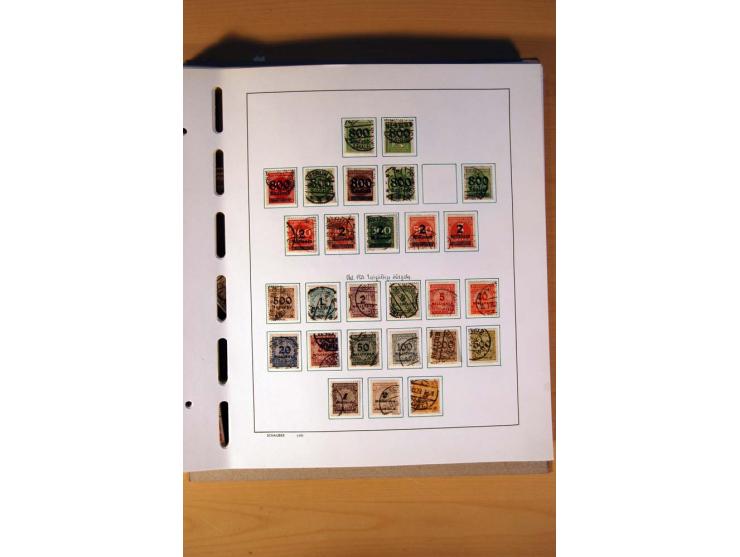 1872/1945, gestempelte Sammlung mit einigen ungebrauchten, bis auf wenige Werte kpl. incl. Dienst mit teils besseren Farben, 