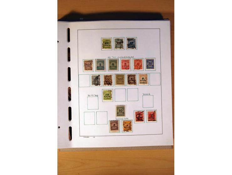 1872/1945, gestempelte Sammlung mit einigen ungebrauchten, bis auf wenige Werte kpl. incl. Dienst mit teils besseren Farben, 