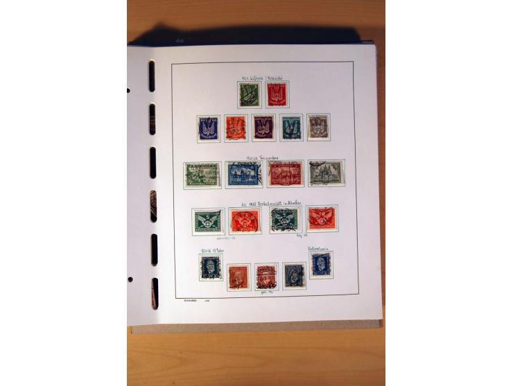 1872/1945, gestempelte Sammlung mit einigen ungebrauchten, bis auf wenige Werte kpl. incl. Dienst mit teils besseren Farben, 