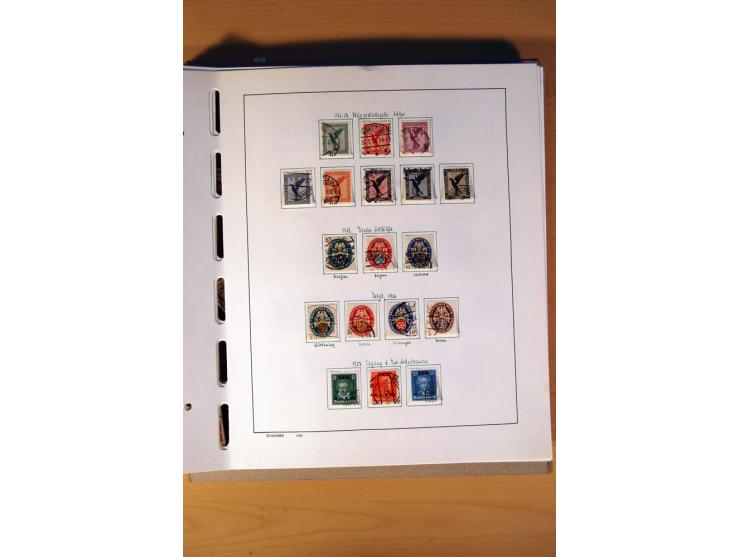 1872/1945, gestempelte Sammlung mit einigen ungebrauchten, bis auf wenige Werte kpl. incl. Dienst mit teils besseren Farben, 