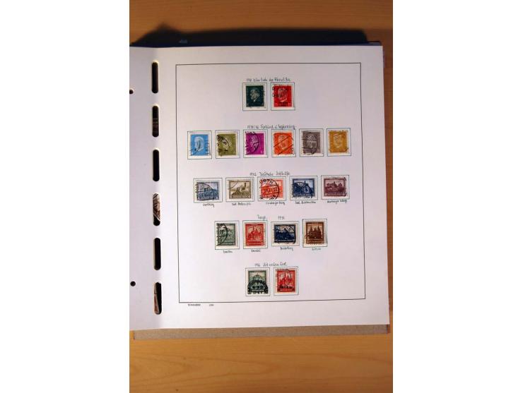 1872/1945, gestempelte Sammlung mit einigen ungebrauchten, bis auf wenige Werte kpl. incl. Dienst mit teils besseren Farben, 