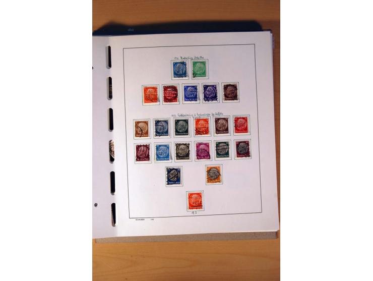 1872/1945, gestempelte Sammlung mit einigen ungebrauchten, bis auf wenige Werte kpl. incl. Dienst mit teils besseren Farben, 