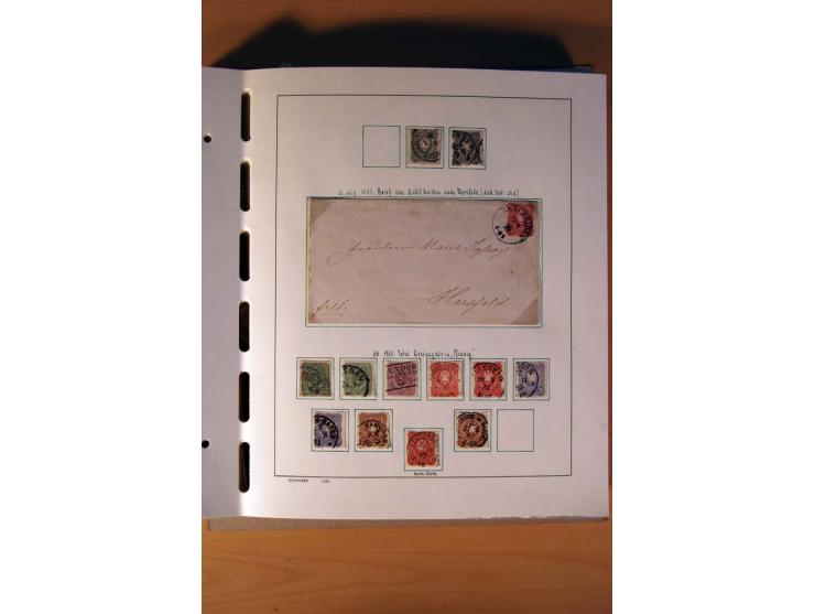 1872/1945, gestempelte Sammlung mit einigen ungebrauchten, bis auf wenige Werte kpl. incl. Dienst mit teils besseren Farben, 