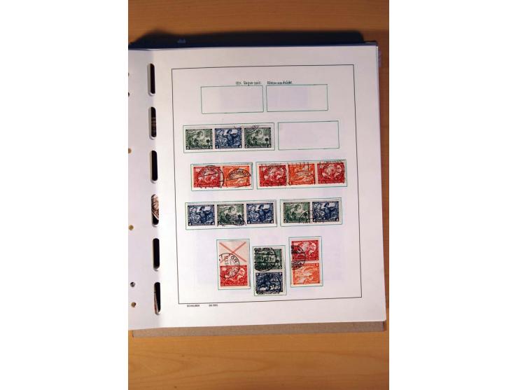 1872/1945, gestempelte Sammlung mit einigen ungebrauchten, bis auf wenige Werte kpl. incl. Dienst mit teils besseren Farben, 