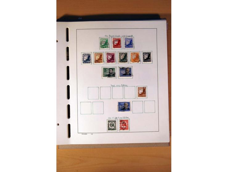 1872/1945, gestempelte Sammlung mit einigen ungebrauchten, bis auf wenige Werte kpl. incl. Dienst mit teils besseren Farben, 
