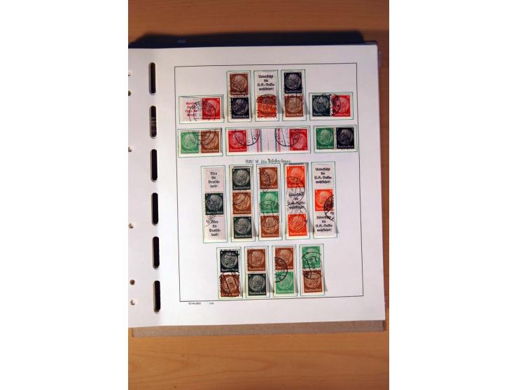 1872/1945, gestempelte Sammlung mit einigen ungebrauchten, bis auf wenige Werte kpl. incl. Dienst mit teils besseren Farben, 