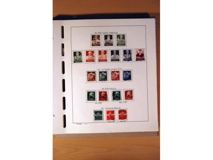 1872/1945, gestempelte Sammlung mit einigen ungebrauchten, bis auf wenige Werte kpl. incl. Dienst mit teils besseren Farben, 