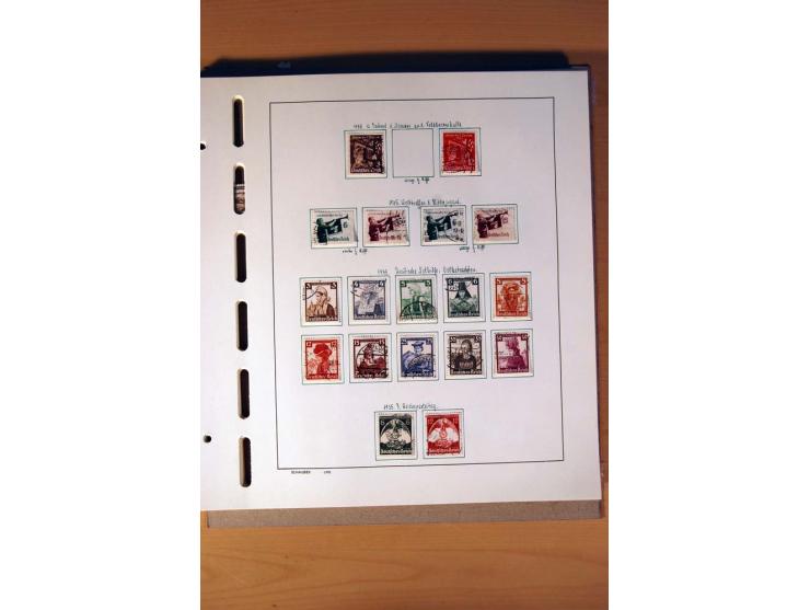 1872/1945, gestempelte Sammlung mit einigen ungebrauchten, bis auf wenige Werte kpl. incl. Dienst mit teils besseren Farben, 