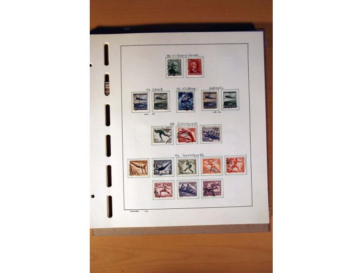 1872/1945, gestempelte Sammlung mit einigen ungebrauchten, bis auf wenige Werte kpl. incl. Dienst mit teils besseren Farben, 