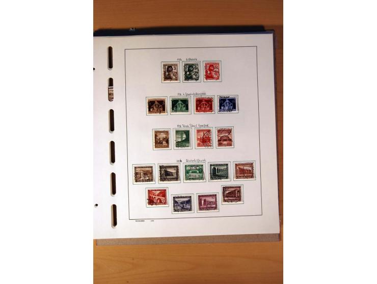 1872/1945, gestempelte Sammlung mit einigen ungebrauchten, bis auf wenige Werte kpl. incl. Dienst mit teils besseren Farben, 
