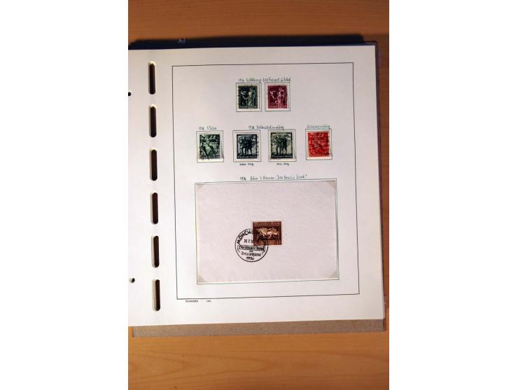 1872/1945, gestempelte Sammlung mit einigen ungebrauchten, bis auf wenige Werte kpl. incl. Dienst mit teils besseren Farben, 