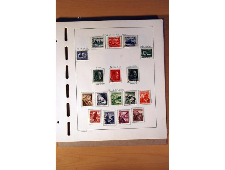 1872/1945, gestempelte Sammlung mit einigen ungebrauchten, bis auf wenige Werte kpl. incl. Dienst mit teils besseren Farben, 