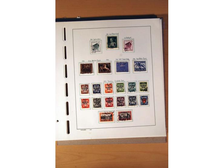 1872/1945, gestempelte Sammlung mit einigen ungebrauchten, bis auf wenige Werte kpl. incl. Dienst mit teils besseren Farben, 
