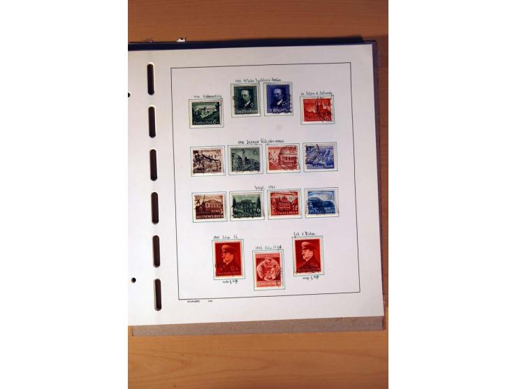 1872/1945, gestempelte Sammlung mit einigen ungebrauchten, bis auf wenige Werte kpl. incl. Dienst mit teils besseren Farben, 