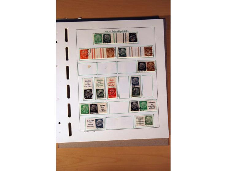 1872/1945, gestempelte Sammlung mit einigen ungebrauchten, bis auf wenige Werte kpl. incl. Dienst mit teils besseren Farben, 