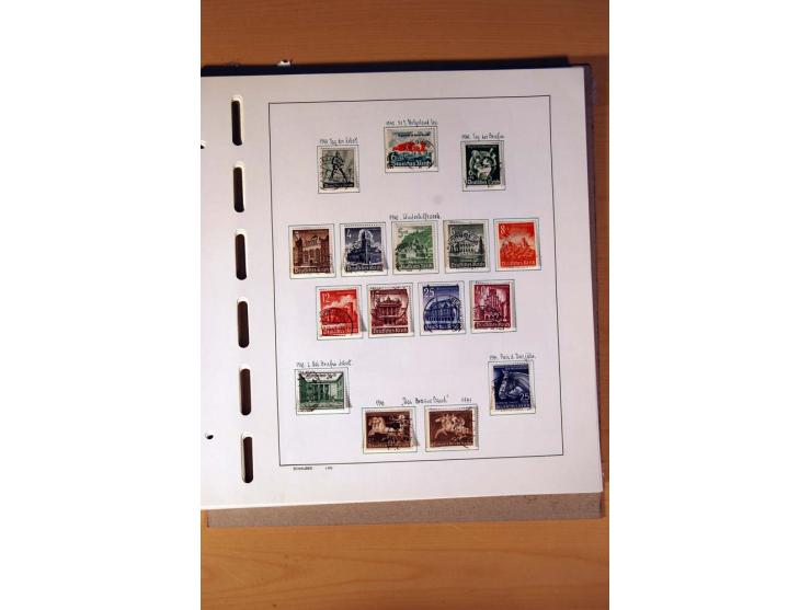1872/1945, gestempelte Sammlung mit einigen ungebrauchten, bis auf wenige Werte kpl. incl. Dienst mit teils besseren Farben, 