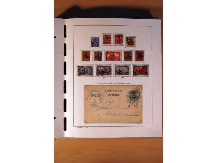 1872/1945, gestempelte Sammlung mit einigen ungebrauchten, bis auf wenige Werte kpl. incl. Dienst mit teils besseren Farben, 
