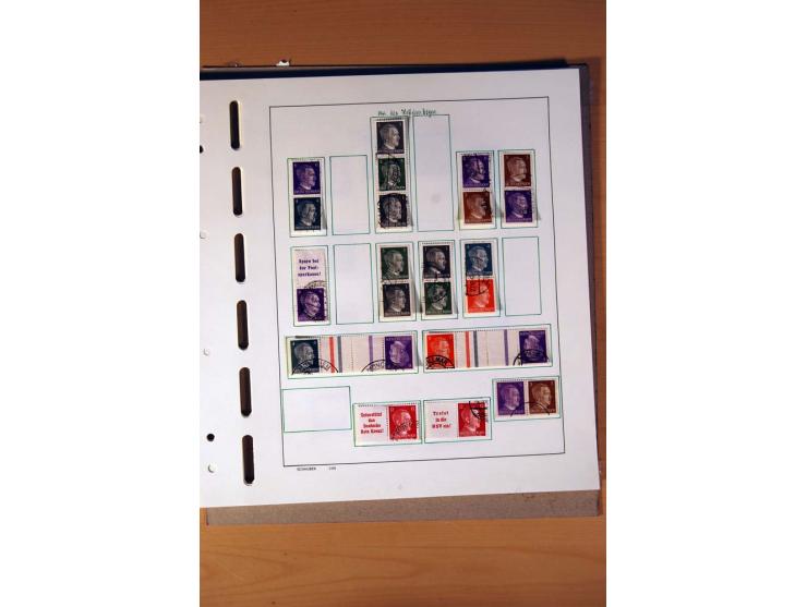 1872/1945, gestempelte Sammlung mit einigen ungebrauchten, bis auf wenige Werte kpl. incl. Dienst mit teils besseren Farben, 