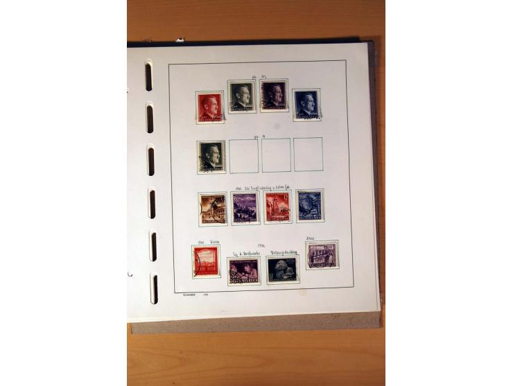 1872/1945, gestempelte Sammlung mit einigen ungebrauchten, bis auf wenige Werte kpl. incl. Dienst mit teils besseren Farben, 
