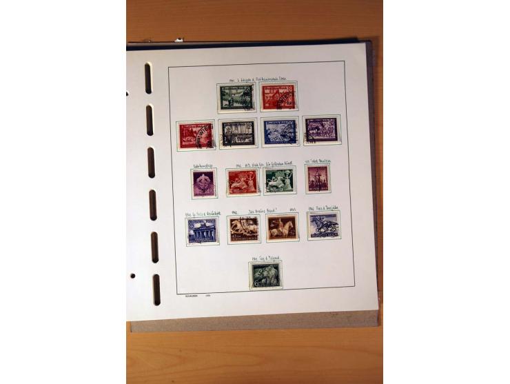 1872/1945, gestempelte Sammlung mit einigen ungebrauchten, bis auf wenige Werte kpl. incl. Dienst mit teils besseren Farben, 
