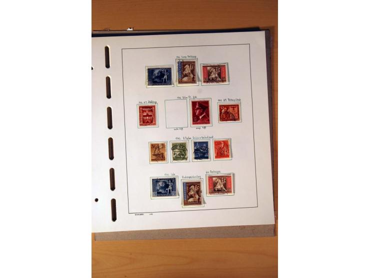 1872/1945, gestempelte Sammlung mit einigen ungebrauchten, bis auf wenige Werte kpl. incl. Dienst mit teils besseren Farben, 