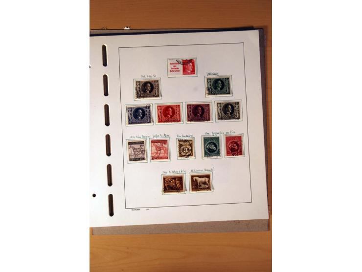 1872/1945, gestempelte Sammlung mit einigen ungebrauchten, bis auf wenige Werte kpl. incl. Dienst mit teils besseren Farben, 