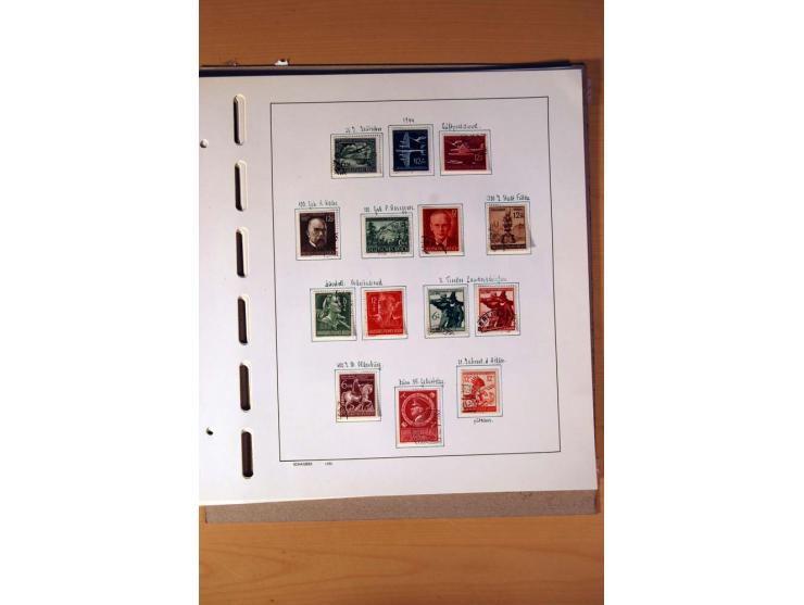 1872/1945, gestempelte Sammlung mit einigen ungebrauchten, bis auf wenige Werte kpl. incl. Dienst mit teils besseren Farben, 