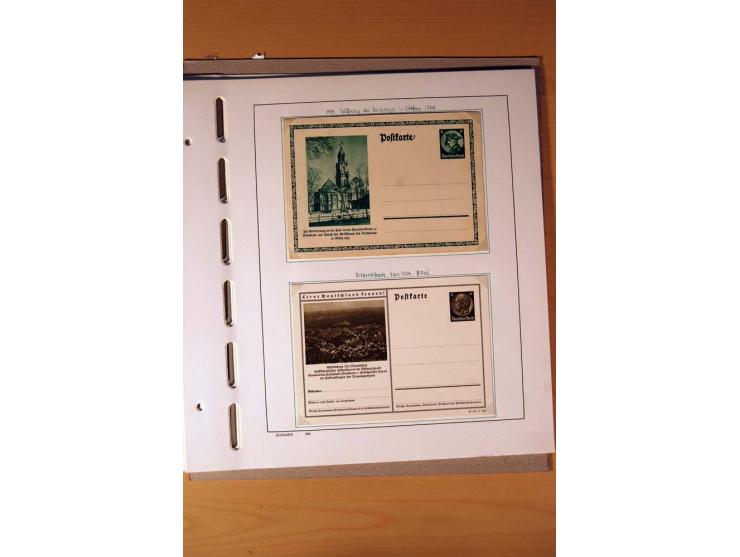 1872/1923, ungebrauchte Sammlung mit einigen postfrischen incl. Dienst, dazu etliche Ganzsachen, Brustschilde teils kein Orig