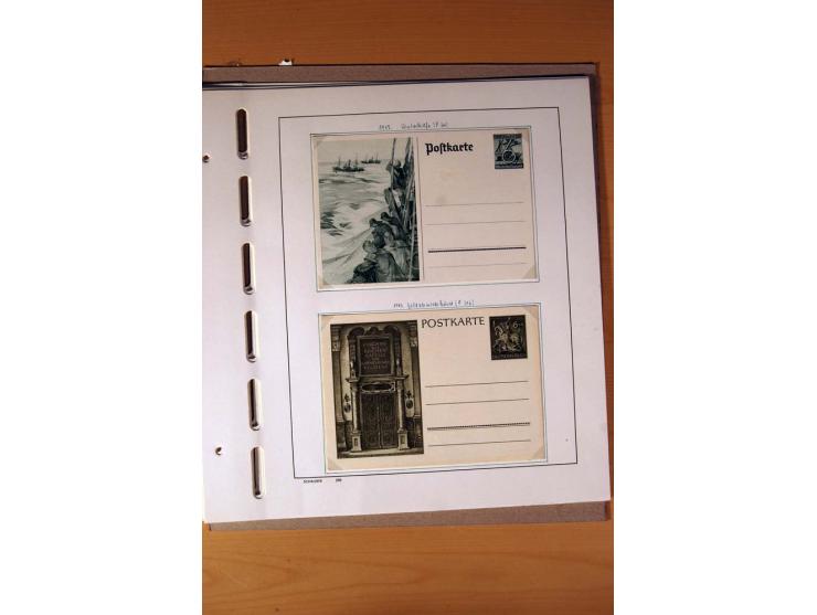 1872/1923, ungebrauchte Sammlung mit einigen postfrischen incl. Dienst, dazu etliche Ganzsachen, Brustschilde teils kein Orig