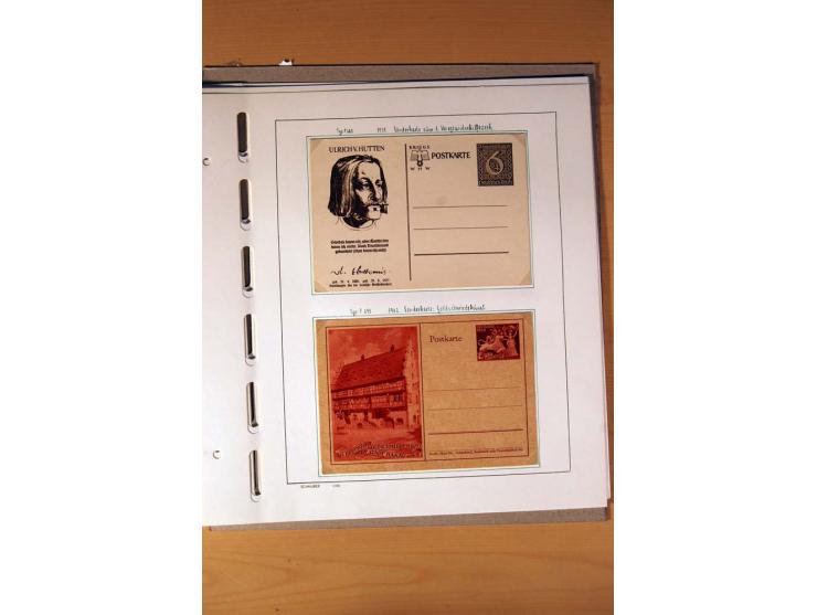 1872/1923, ungebrauchte Sammlung mit einigen postfrischen incl. Dienst, dazu etliche Ganzsachen, Brustschilde teils kein Orig