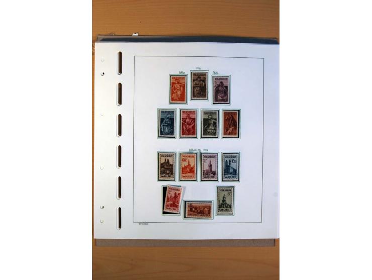 1920/59, ungebrauchte und bis auf Mi.-Nr. 18-31, 128-34 und wenige weitere kpl. Sammlung incl. Dienst