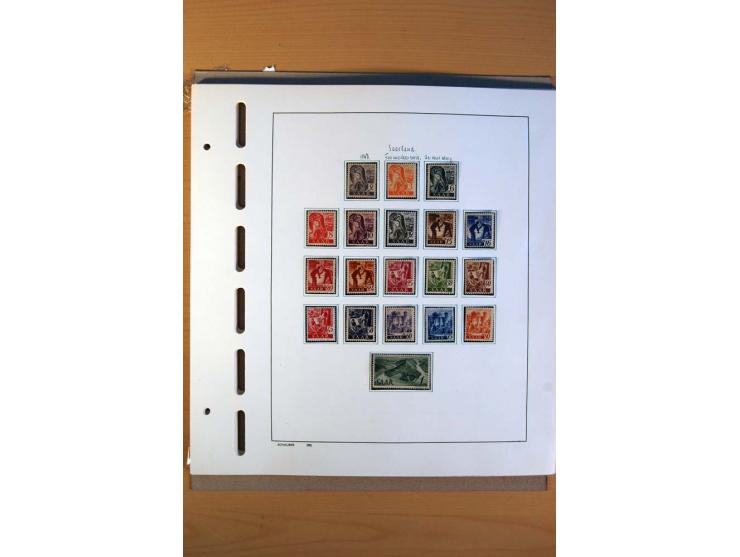 1920/59, ungebrauchte und bis auf Mi.-Nr. 18-31, 128-34 und wenige weitere kpl. Sammlung incl. Dienst