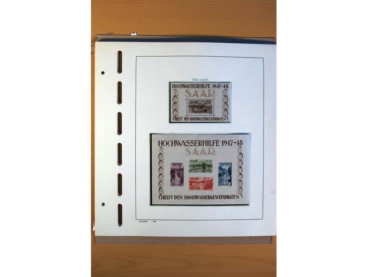 1920/59, ungebrauchte und bis auf Mi.-Nr. 18-31, 128-34 und wenige weitere kpl. Sammlung incl. Dienst
