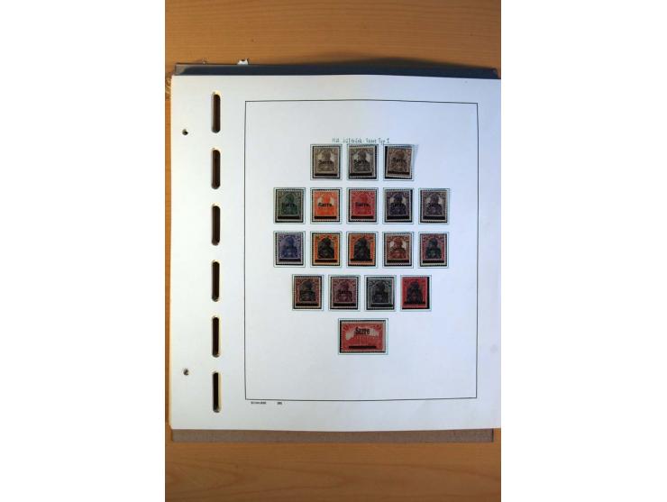 1920/59, ungebrauchte und bis auf Mi.-Nr. 18-31, 128-34 und wenige weitere kpl. Sammlung incl. Dienst