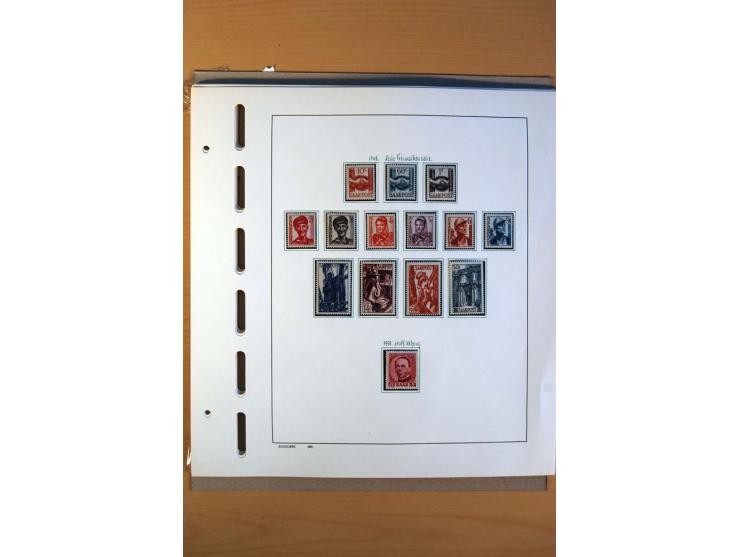 1920/59, ungebrauchte und bis auf Mi.-Nr. 18-31, 128-34 und wenige weitere kpl. Sammlung incl. Dienst