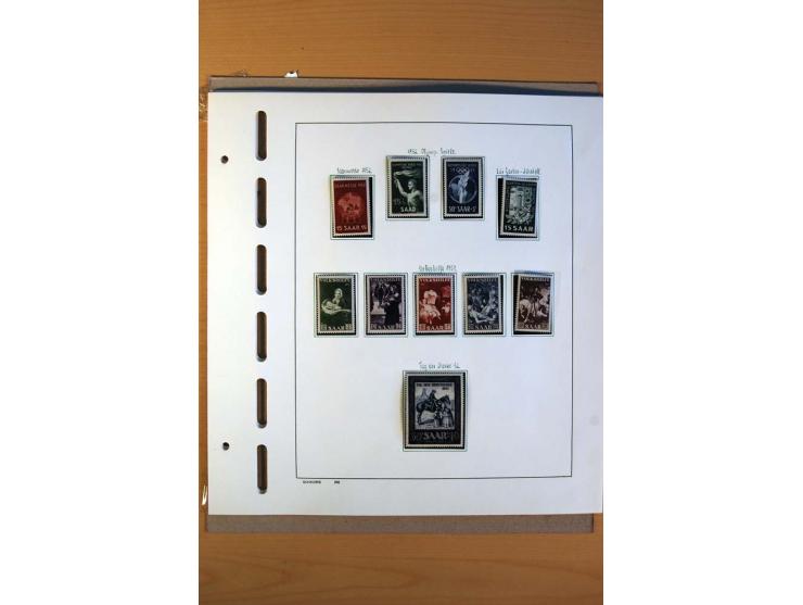1920/59, ungebrauchte und bis auf Mi.-Nr. 18-31, 128-34 und wenige weitere kpl. Sammlung incl. Dienst