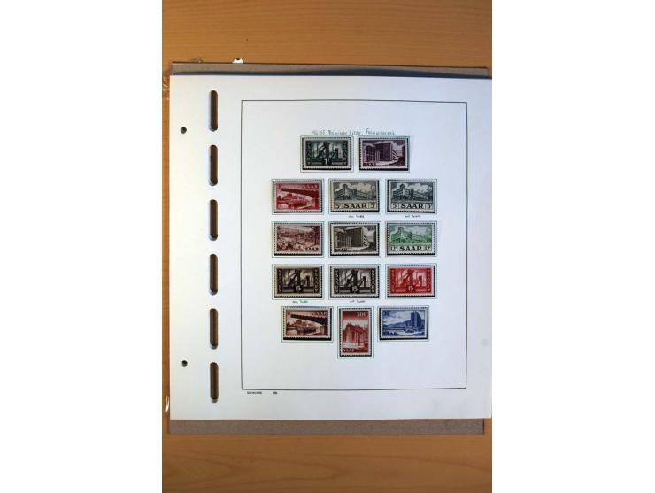 1920/59, ungebrauchte und bis auf Mi.-Nr. 18-31, 128-34 und wenige weitere kpl. Sammlung incl. Dienst