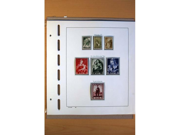 1920/59, ungebrauchte und bis auf Mi.-Nr. 18-31, 128-34 und wenige weitere kpl. Sammlung incl. Dienst
