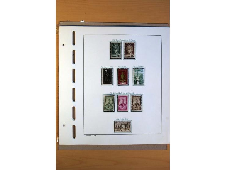 1920/59, ungebrauchte und bis auf Mi.-Nr. 18-31, 128-34 und wenige weitere kpl. Sammlung incl. Dienst