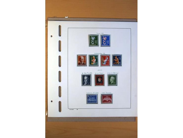 1920/59, ungebrauchte und bis auf Mi.-Nr. 18-31, 128-34 und wenige weitere kpl. Sammlung incl. Dienst