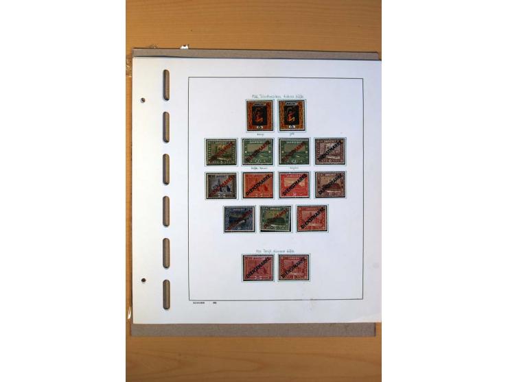 1920/59, ungebrauchte und bis auf Mi.-Nr. 18-31, 128-34 und wenige weitere kpl. Sammlung incl. Dienst
