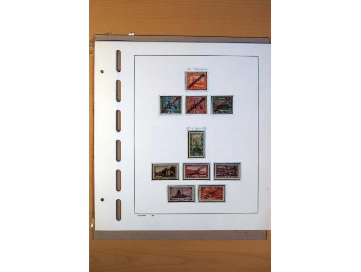 1920/59, ungebrauchte und bis auf Mi.-Nr. 18-31, 128-34 und wenige weitere kpl. Sammlung incl. Dienst