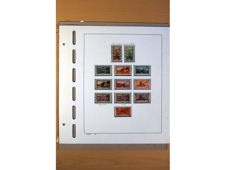 1920/59, ungebrauchte und bis auf Mi.-Nr. 18-31, 128-34 und wenige weitere kpl. Sammlung incl. Dienst